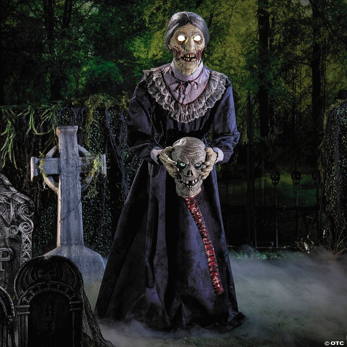 MORRIS COSTUMES Halloween Animated Skeleton Zombie Couple Animatronic, 60 Inches, 1 Count 842445188451