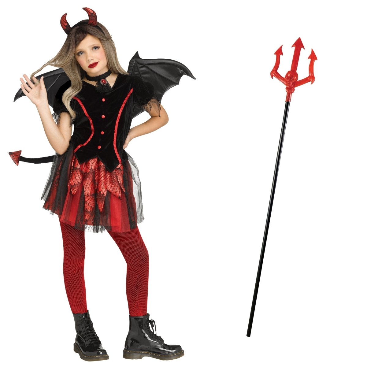 PARTY EXPERT Devil Costume Kit for Kids