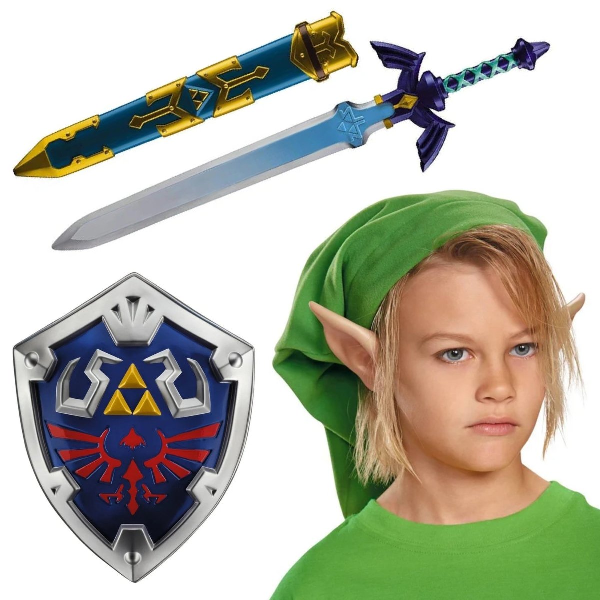 PARTY EXPERT Link Costume Accessory Kit for Kids