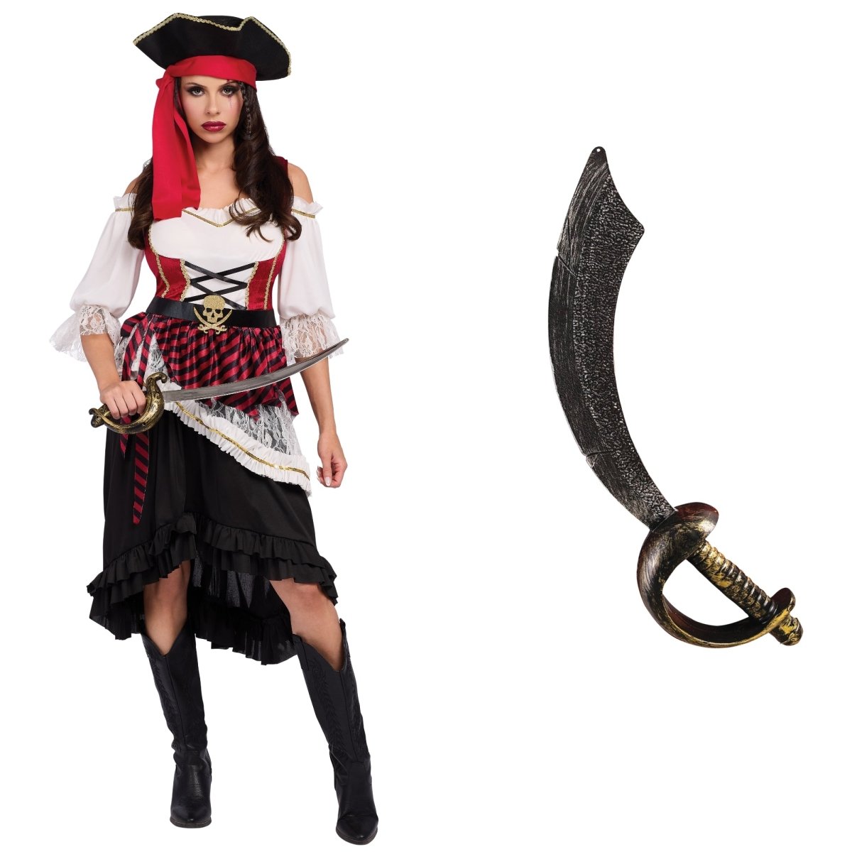 PARTY EXPERT Pirate of the Sea Dress Costume Kit for Adults