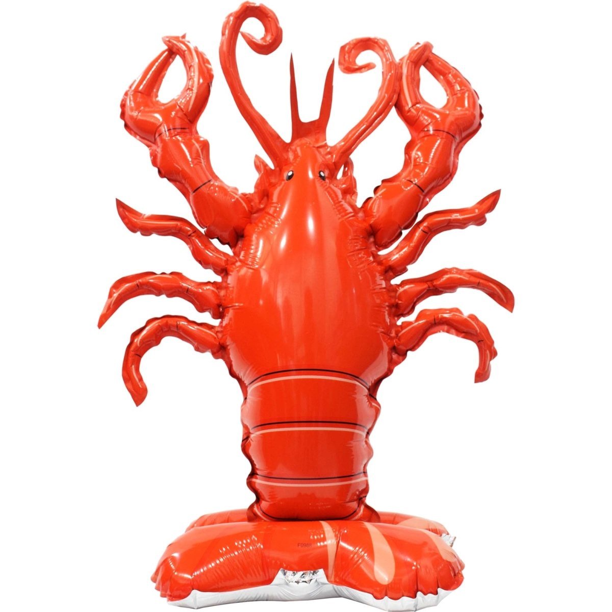 PARTYGRAM Balloons Lobster Mini Airloonz Standing Air-Filled Balloon, 1 Count 810120717203