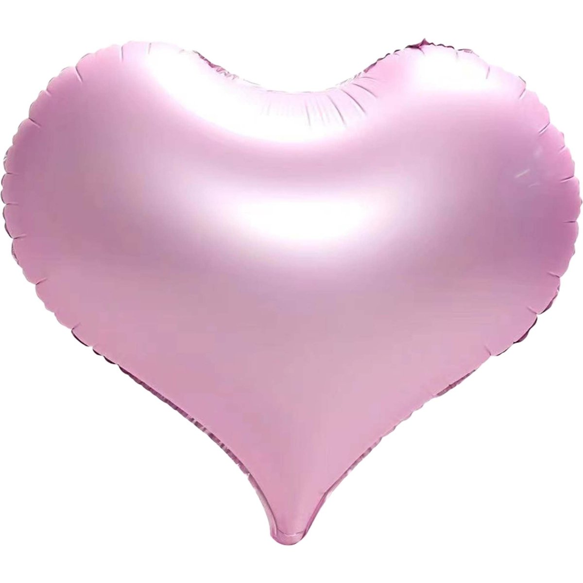 PARTYGRAM Balloons Pink Heart Shaped Supershape Balloon, 22 Inches, 1 Count 810120717210