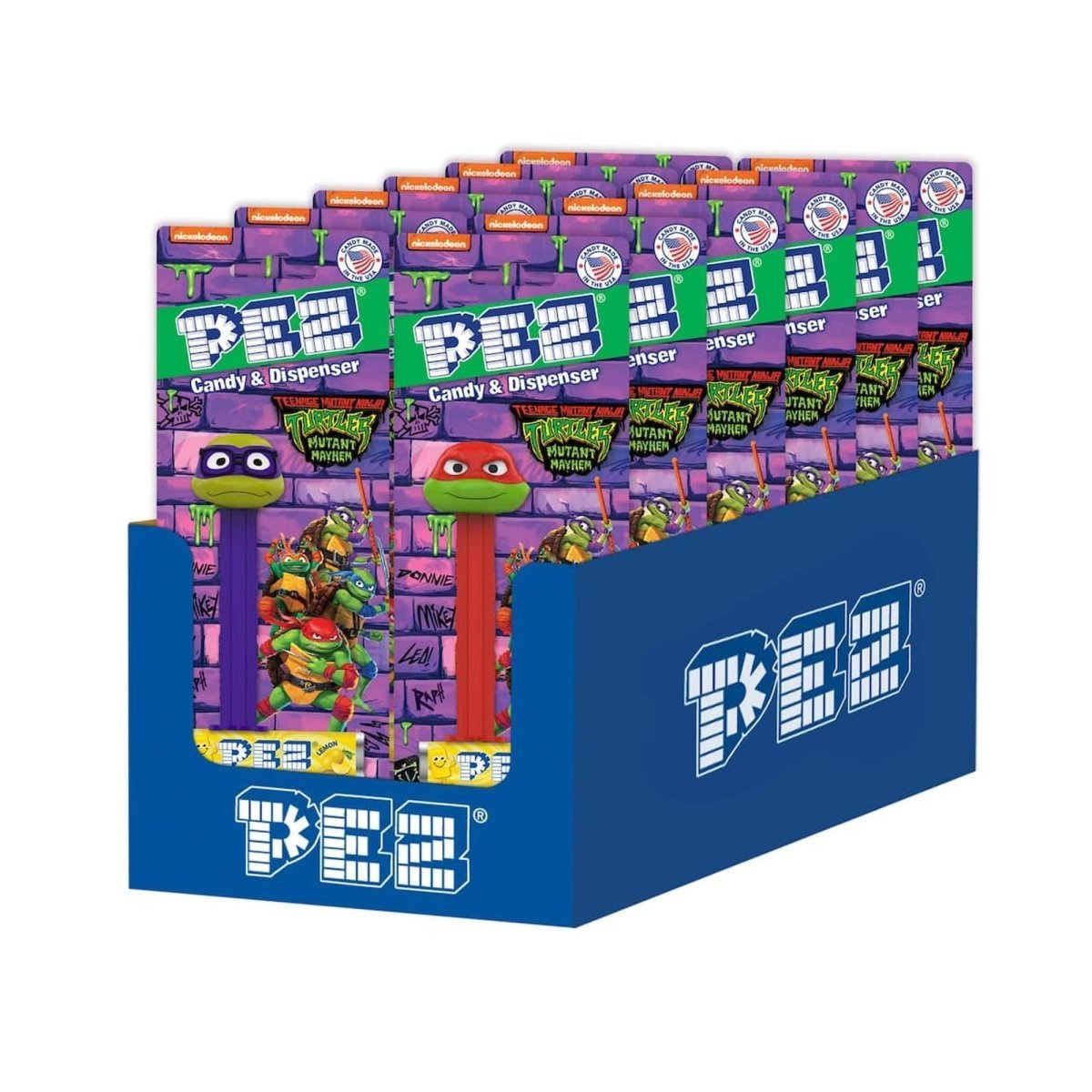 REGAL CONFECTION INC. Candy Teenage Mutant Ninja Turtles PEZ Candy Dispenser, Assortment, 1 Count 067535661250