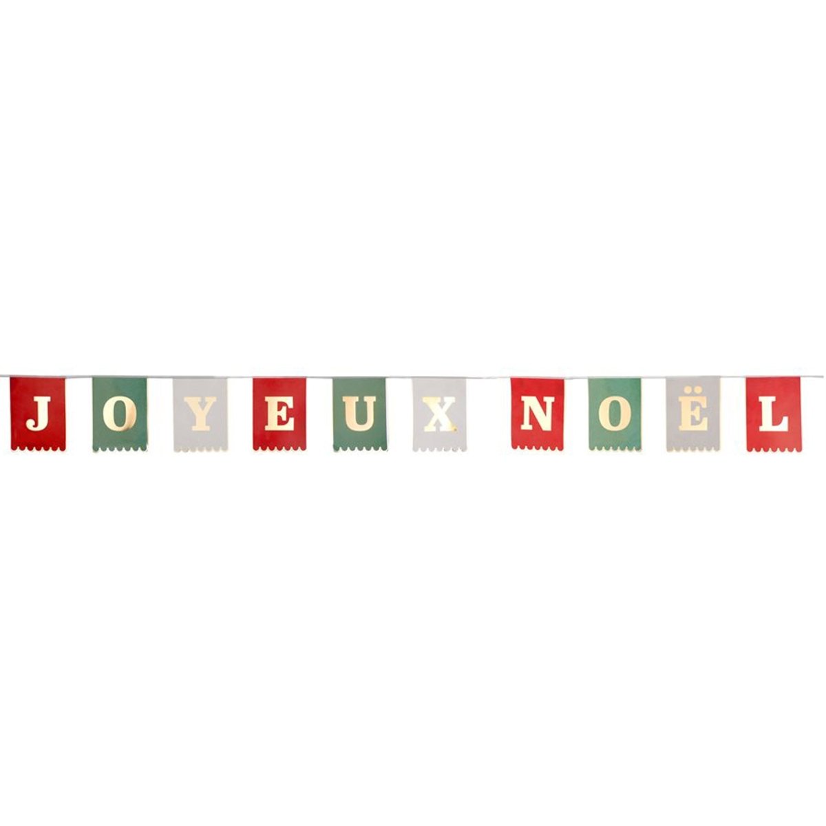 SANTEX Christmas "Joyeux Noël" Christmas Banner, 196 Inches, 1 Count 3660380092230