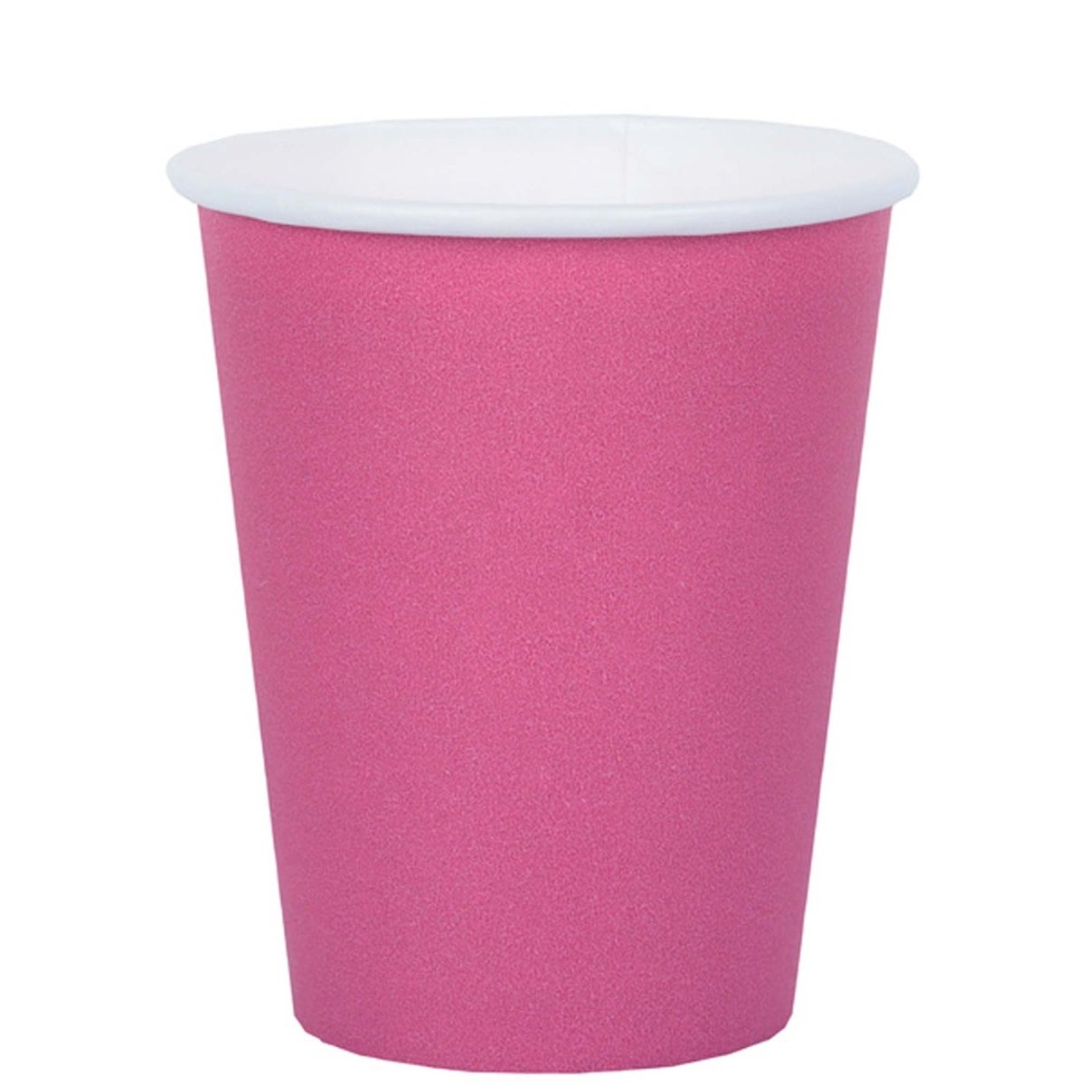 SANTEX Everyday Entertaining Candy Pink Party Paper Cups, 9 Oz, 10 Count