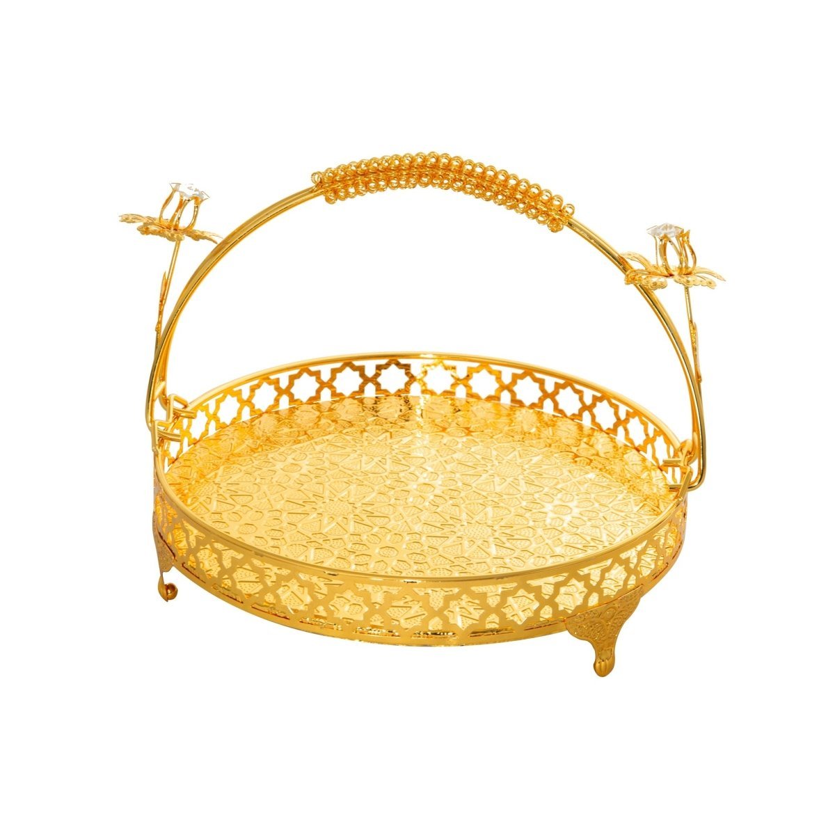 Shaoxing Keqiao Chengyou Textile Co.,Ltd Eid Eid Deluxe Platter, 10 Inches, 1 Count 810120717845
