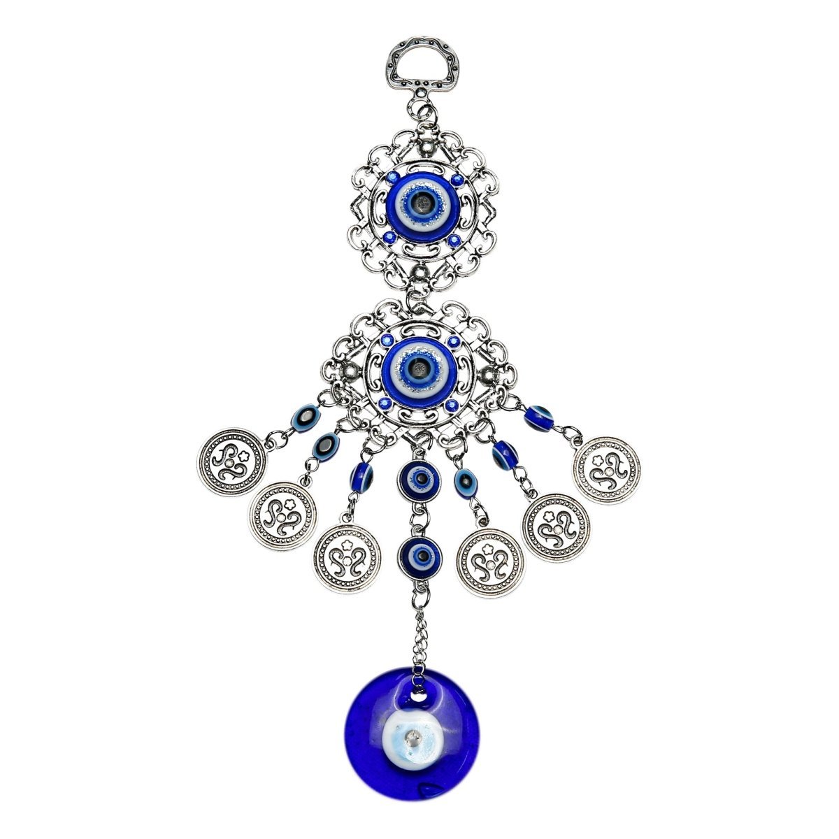 Shaoxing Keqiao Chengyou Textile Co.,Ltd Eid Evil Eye Hanging Wall Decoration, 9 Inches, 1 Count 810120717876