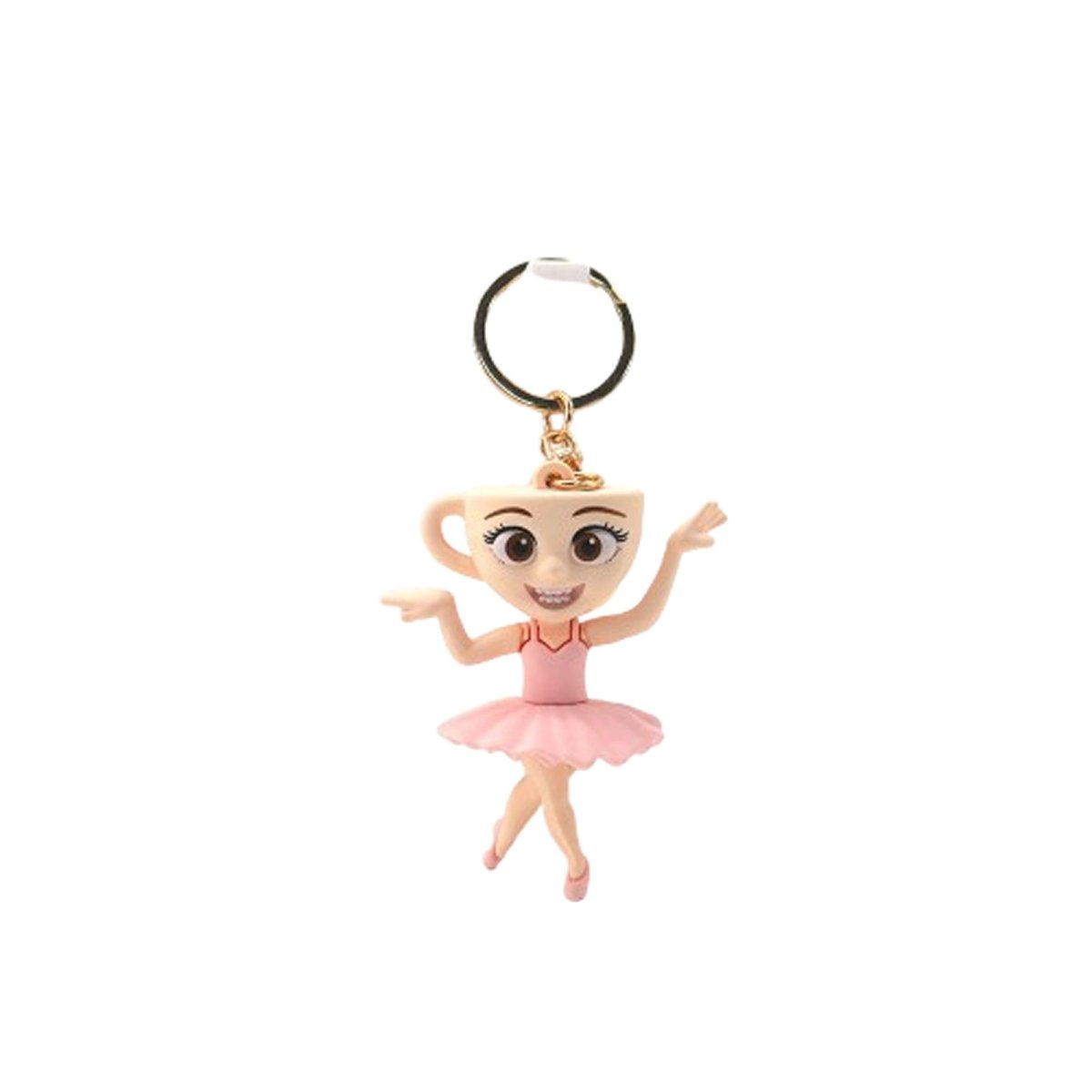 Shenzhen Huiboxin Electronics Co. Ltd Impulse Buying Italian Brainrot Balerinna Cappucinna Keychain, 1 Count 840482509826