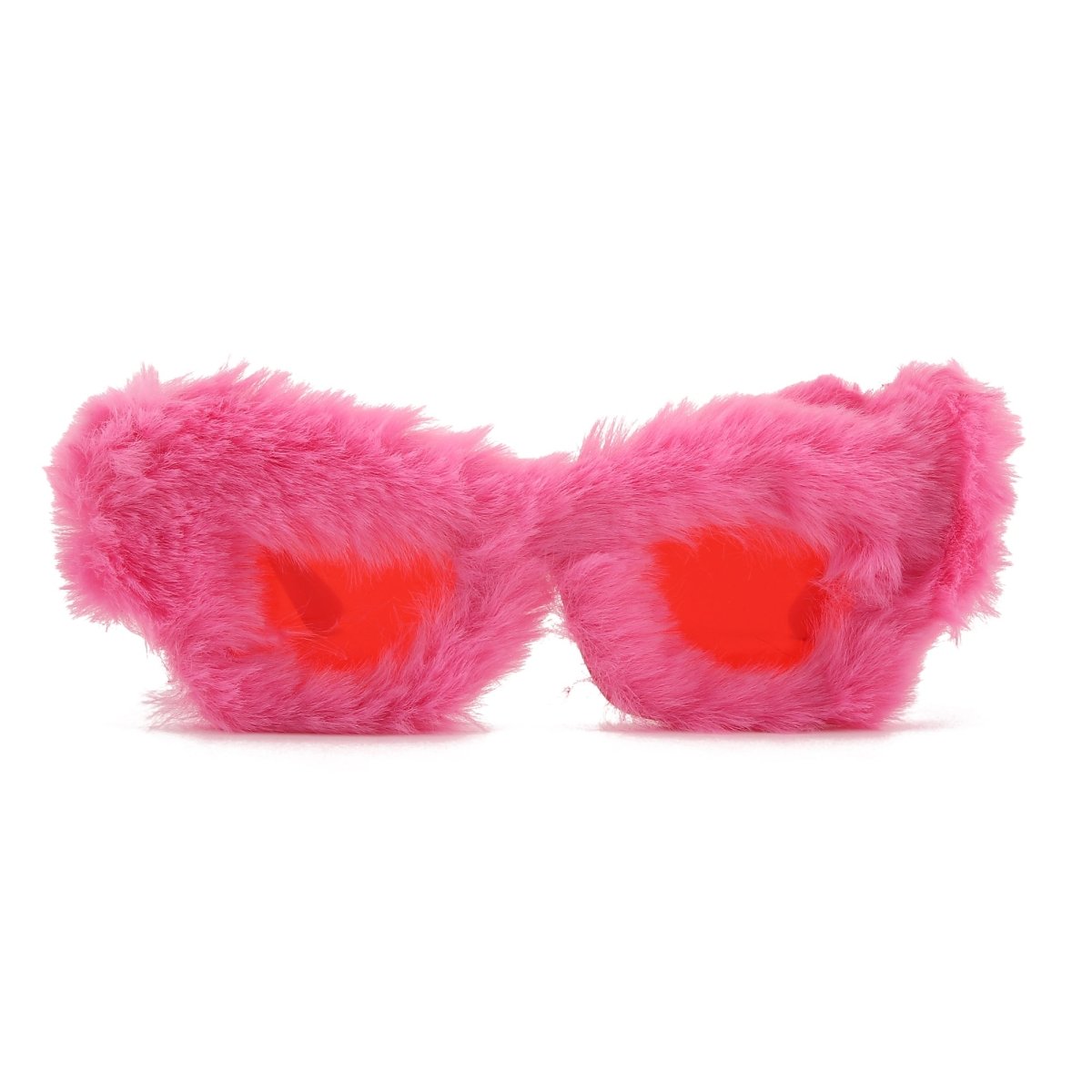 Taizhou Two Circles Trading Co. Ltd. Costume Accessories Pink Fur Sunglasses for Adults 810120719313