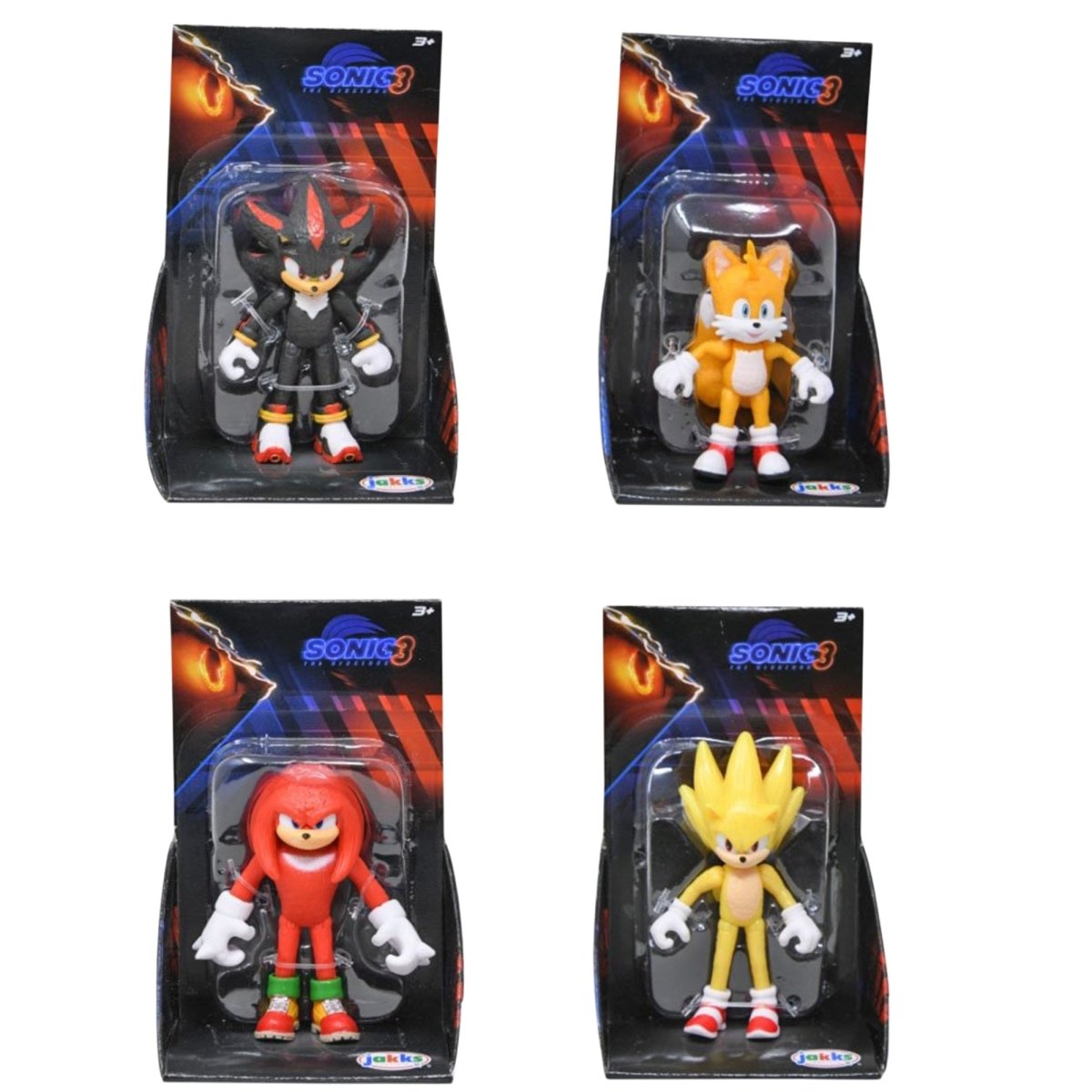 U.P.D. INC Toys & Games Sonic Action Figure, Wave 2, Assortment, 1 Count 192995427570