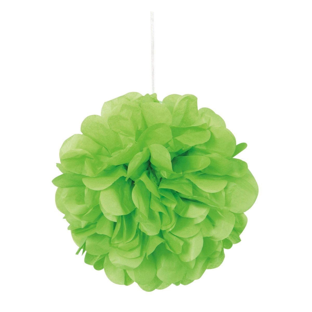 UNIQUE PARTY FAVORS Decorations Kiwi Green Mini Puff Hanging Decorations, 9 Inches, 3 Count 011179642144