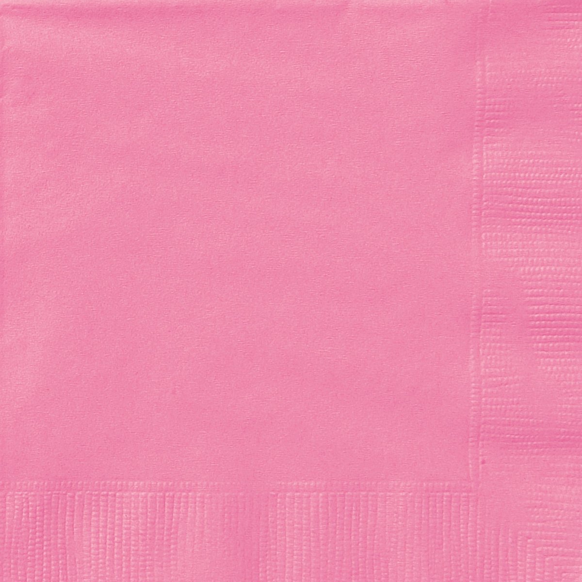 UNIQUE PARTY FAVORS Disposable-Plasticware Hot Pink Large Lunch Napkins, 20 Count 011179313921