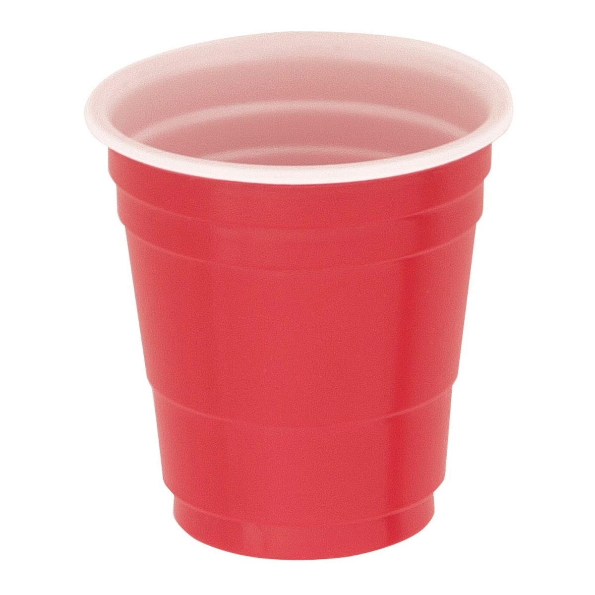 UNIQUE PARTY FAVORS Disposable-Plasticware Red Plastic Shot Glasses, 2 Oz, 20 Count 011179375790