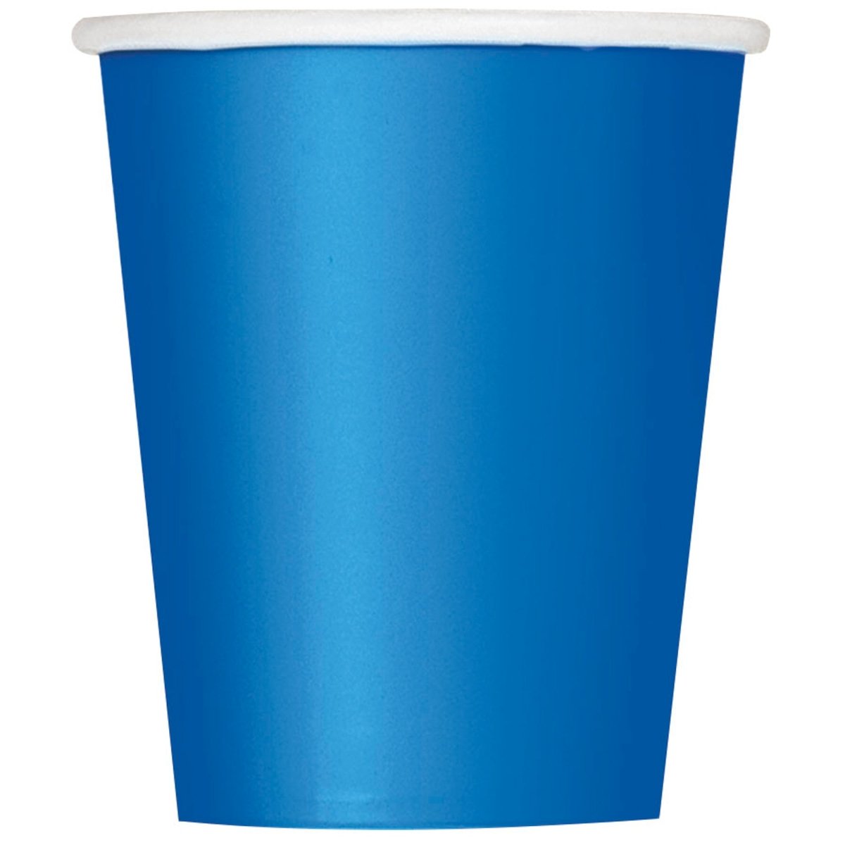UNIQUE PARTY FAVORS Disposable-Plasticware Royal Blue Paper Cups, 9 Oz, 8 Count 011179314669