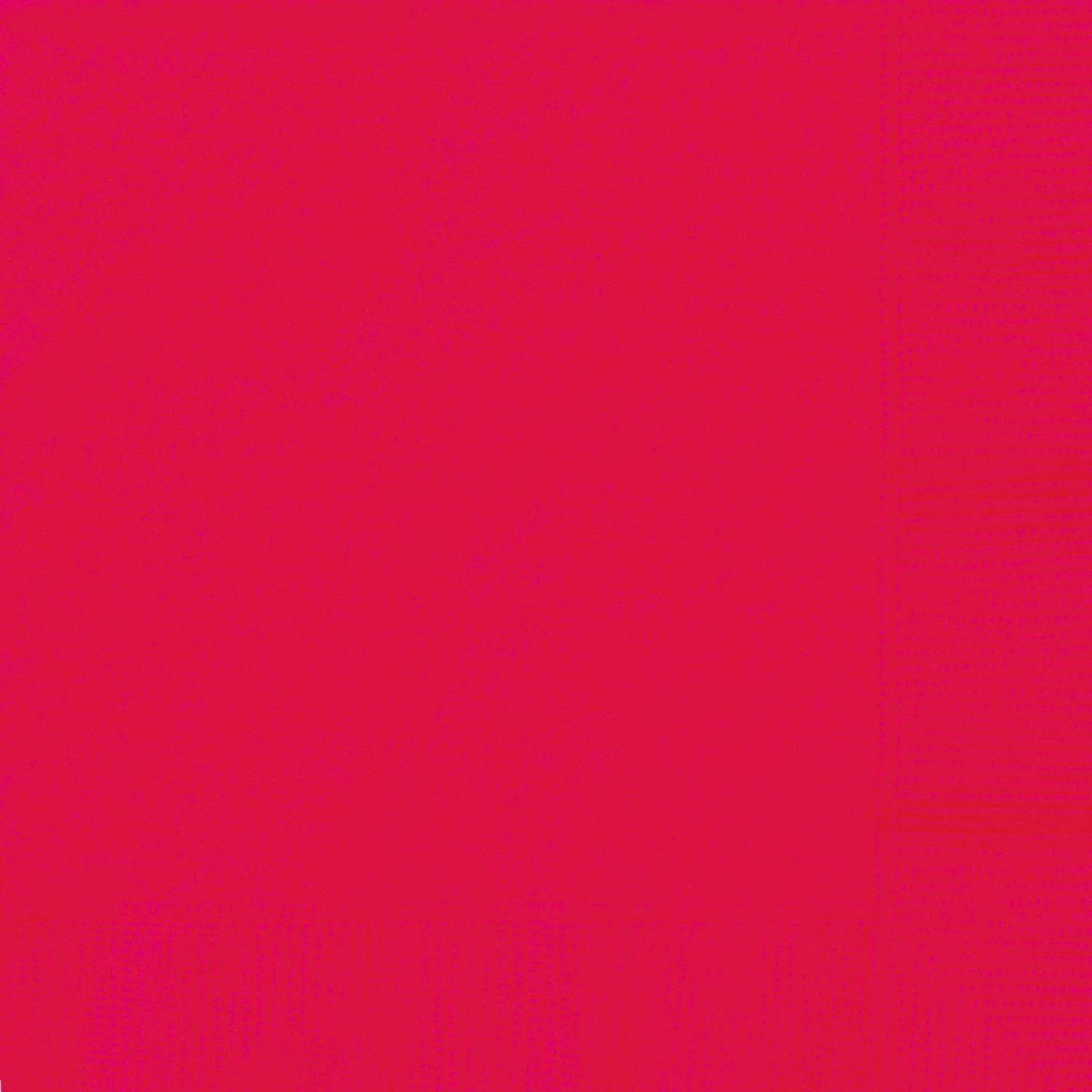 UNIQUE PARTY FAVORS Disposable-Plasticware Ruby Red Large Lunch Napkins, 20 Count 011179031221