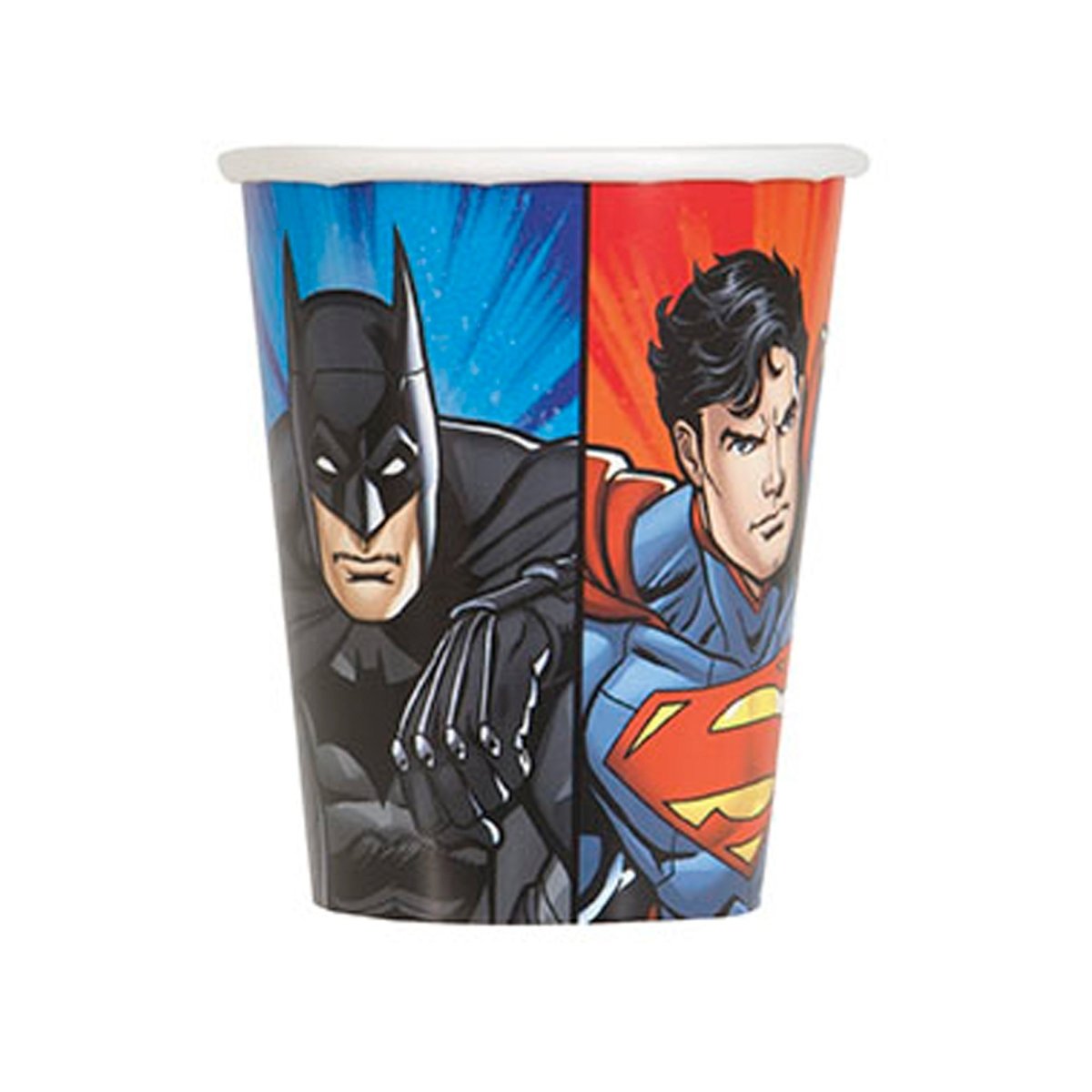 UNIQUE PARTY FAVORS Kids Birthday Justice League Paper Cups, 9 Oz, 8 Count 011179499663