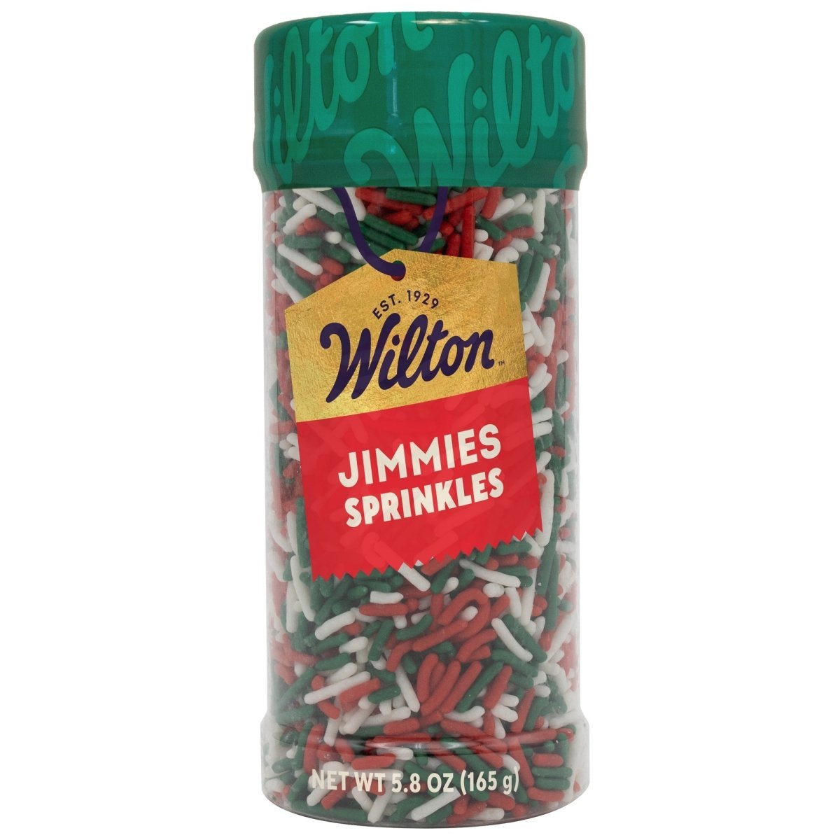 WILTON INDUSTRIES Christmas Christmas Jimmies Sprinkles Mix, 165g, 1 Count 0020591010257