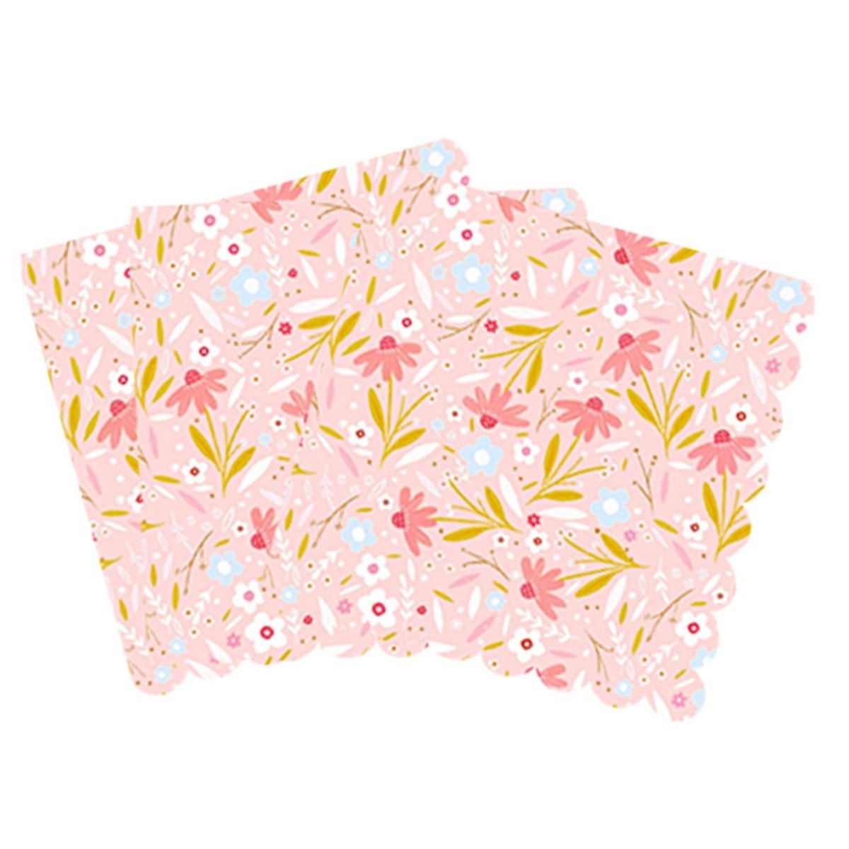 YIWU DAMAI Everyday Entertaining Daisy Daydream Large Lunch Napkins, 16 Count 810120717753