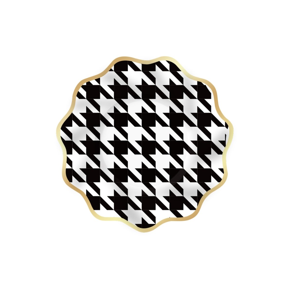 YIWU DAMAI Everyday Entertaining Sophisticated Chic Patterns Small Dessert Paper Plates, 8 Inches, 8 Count 810120719481