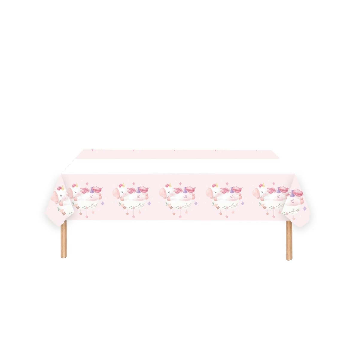 YIWU DAMAI Kids Birthday Unicorn Dreams Birthday Rectangular Paper Table Cover, 47 x 70 Inches, 1 Count 810120719887