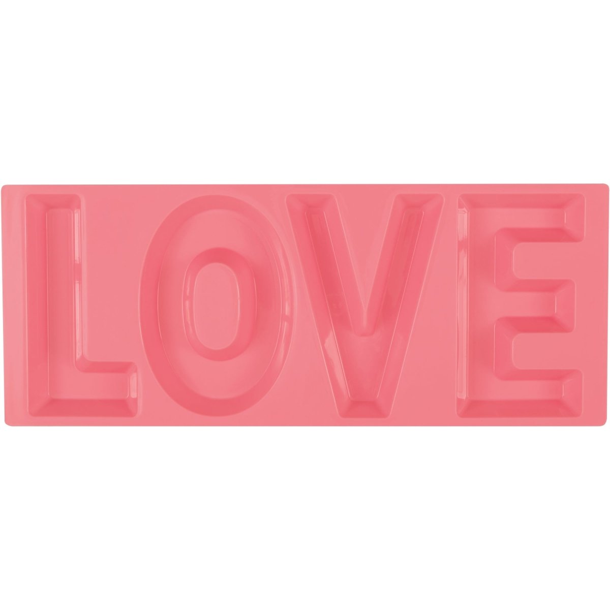 YIWU DAMAI Valentine's Day Plastic Serving Tray, 15 x 6 Inches, 1 Count 011179127498