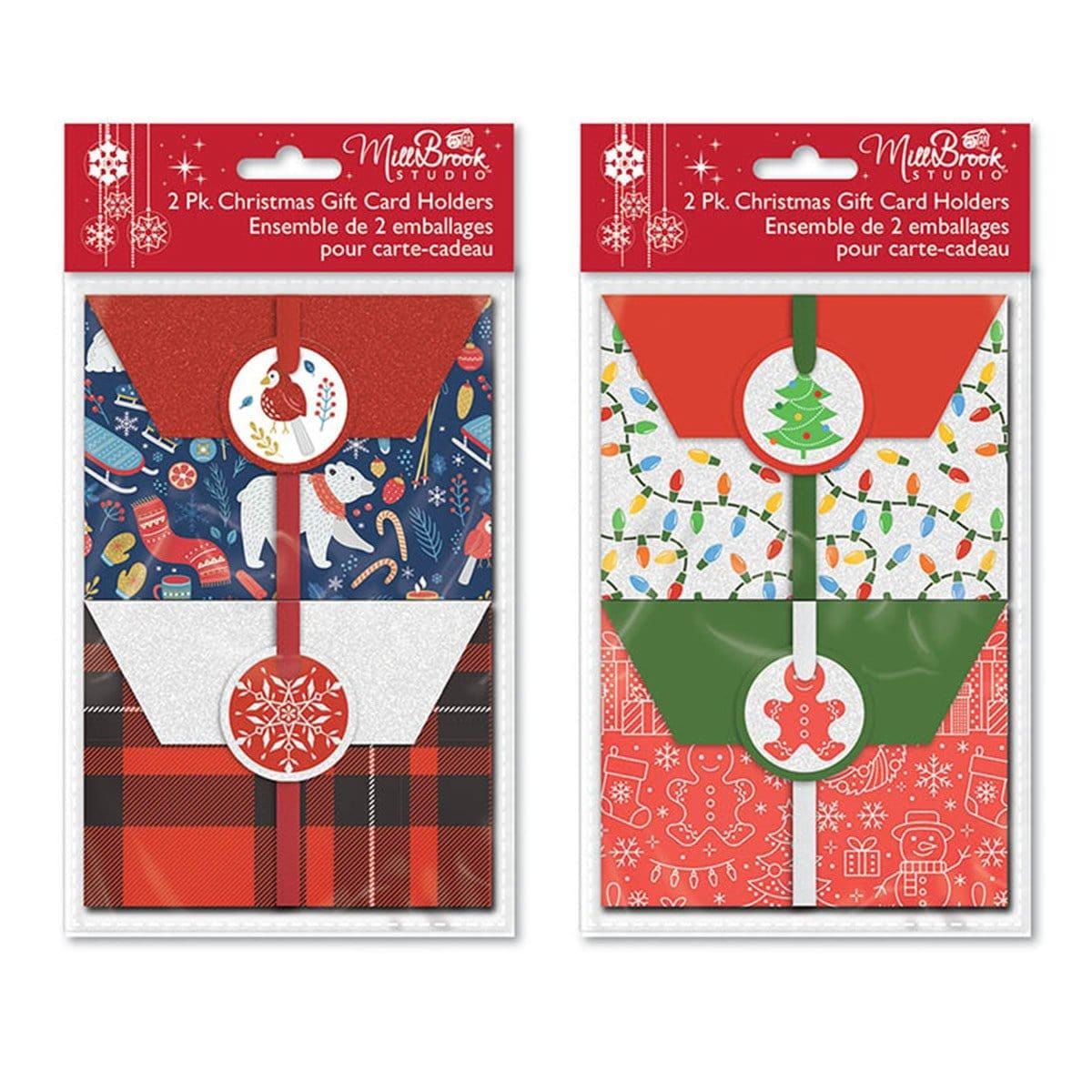 Buy Christmas Christmas Gift Card Holder - Assortment - 2/pk sold at Party Expert