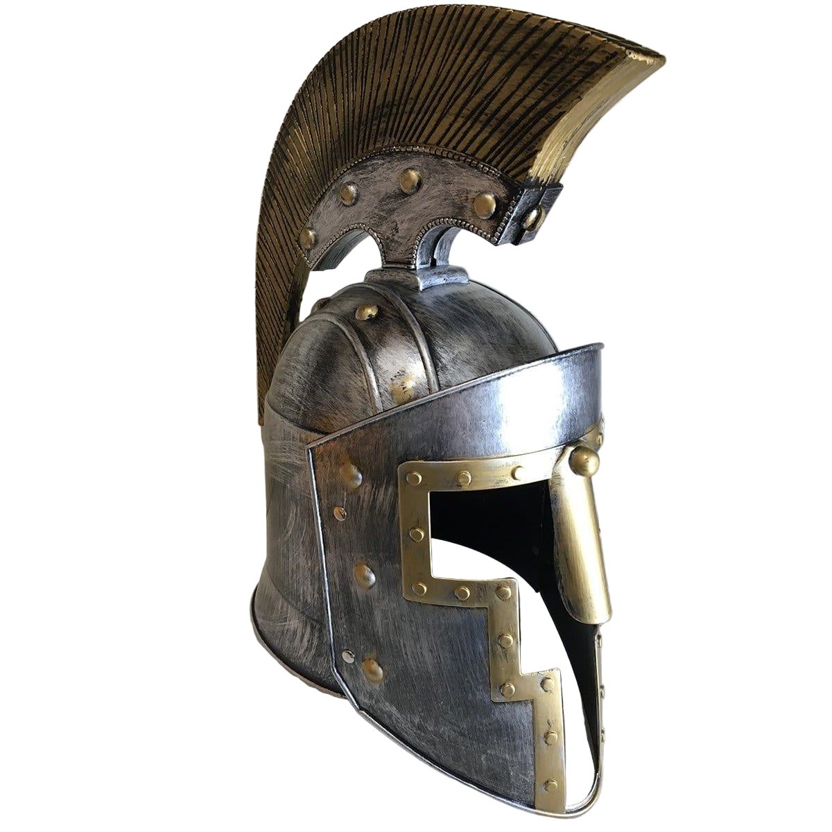 Buy Costume Accessories Roman gladiator helmet for adults sold at Party Expert