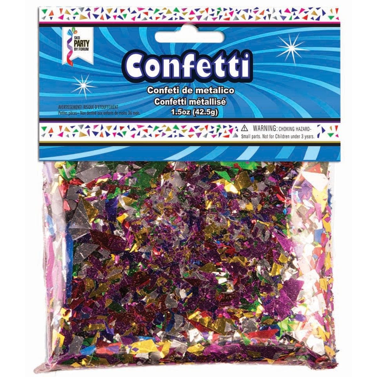 Buy Balloons Multicolor Metallic Confetti, 1.5 Ounces sold at Party Expert